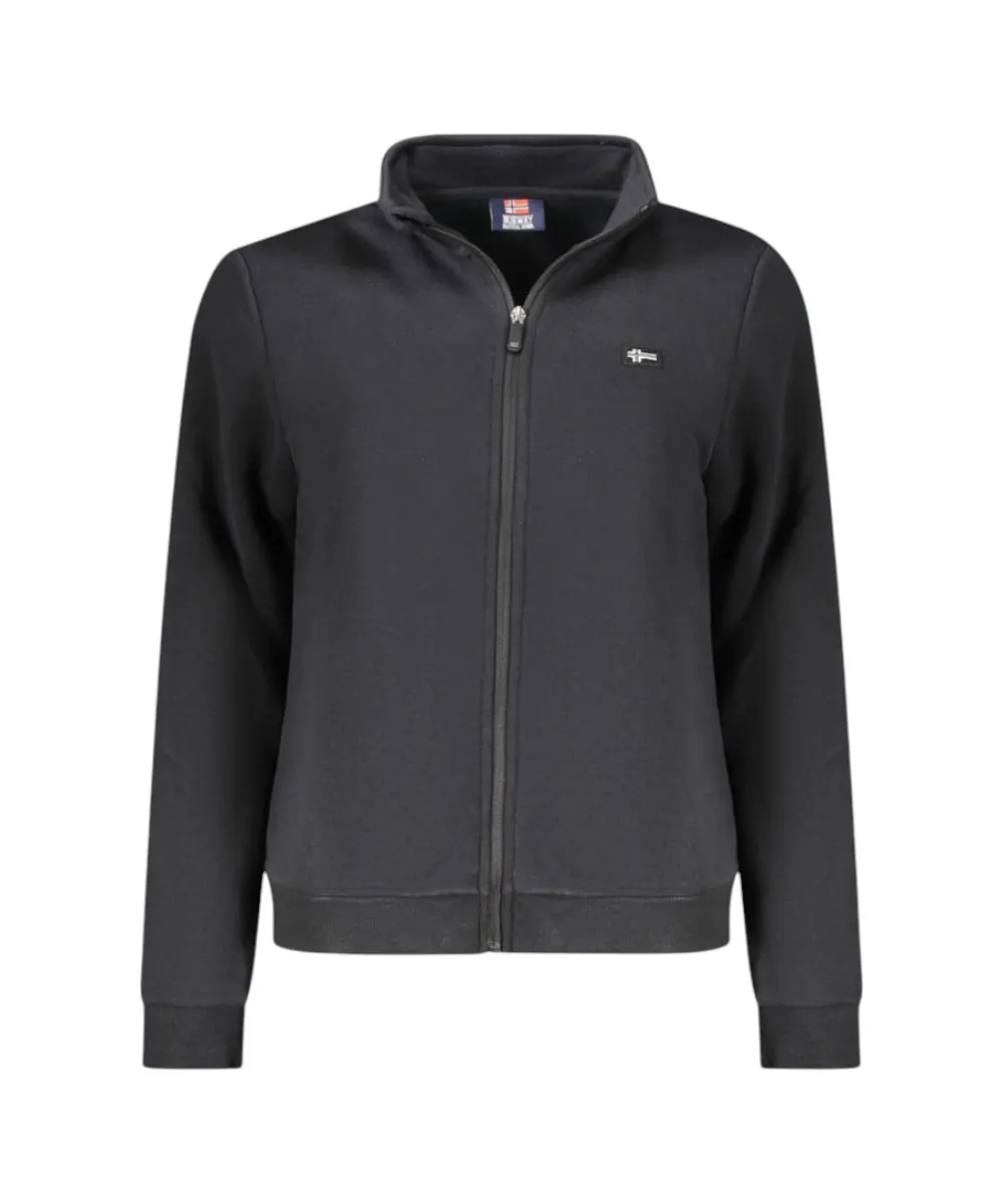 Scuola Nautica Italiana - Γυναικεία Ζακέτα Φούτερ 859001-BLACK Μαύρο