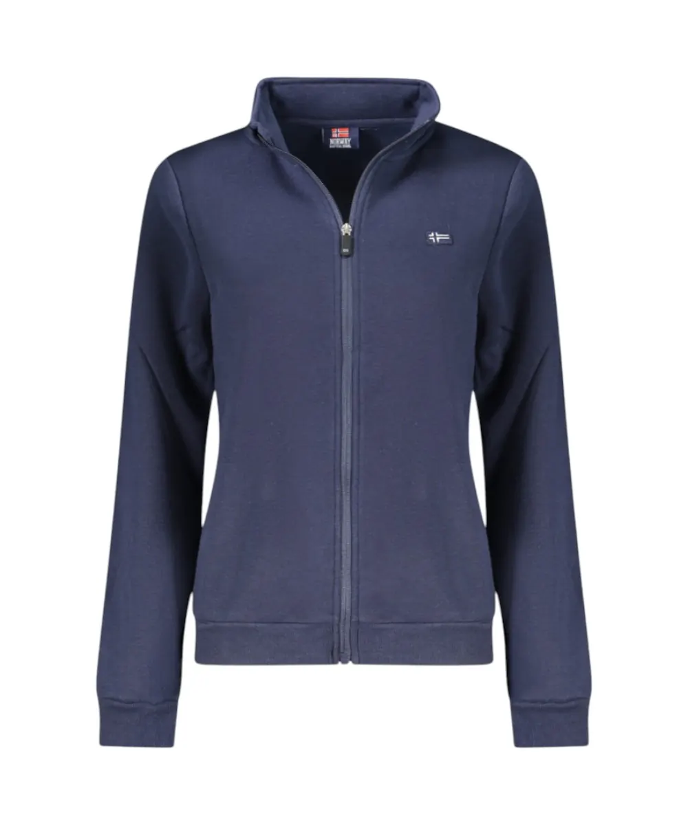 Scuola Nautica Italiana - Γυναικεία Ζακέτα Φούτερ 859001-NAVY Μπλε Σκούρο
