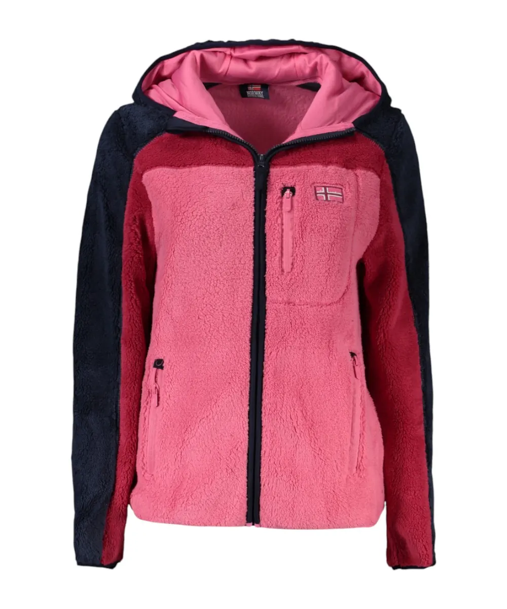 Scuola Nautica Italiana - Γυναικεία Ζακέτα Φούτερ Fleece 849904-NEWFUX Φούξια