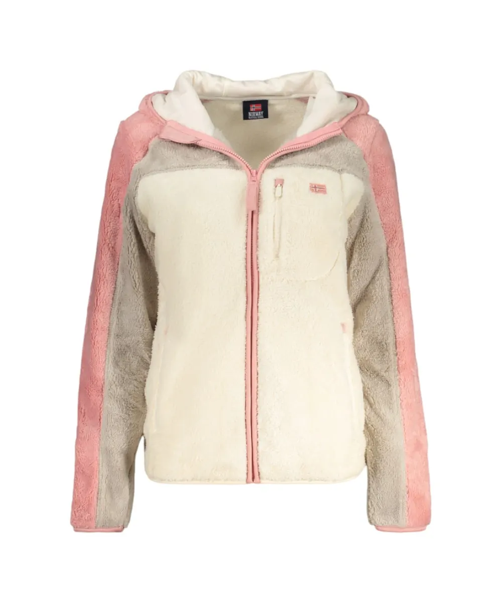 Scuola Nautica Italiana - Γυναικεία Ζακέτα Φούτερ Fleece 849904-OFFWHI Εκρού