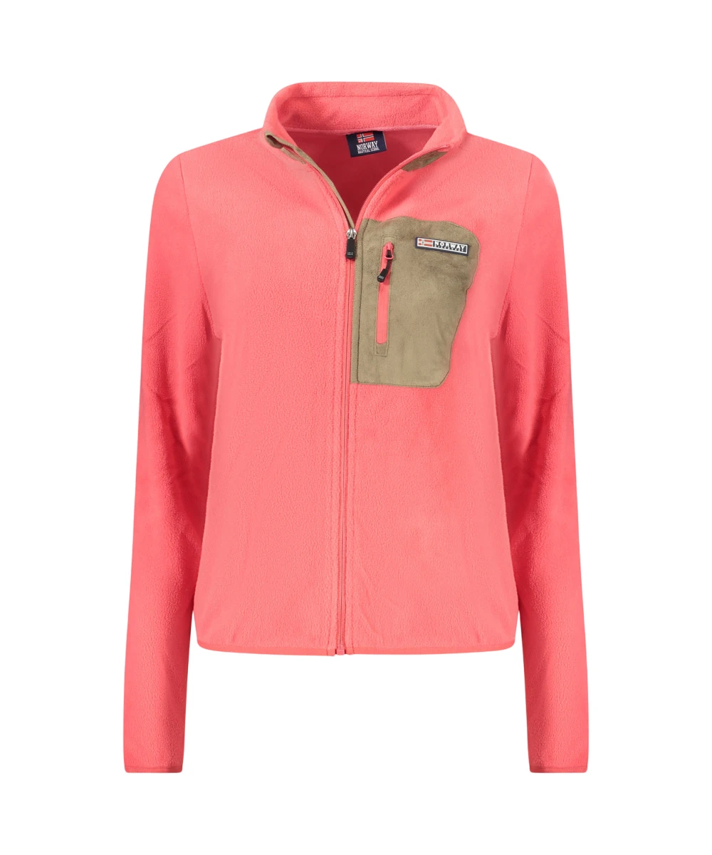 Scuola Nautica Italiana - Γυναικεία Ζακέτα Φούτερ Fleece 859906-TULIP Ροζ