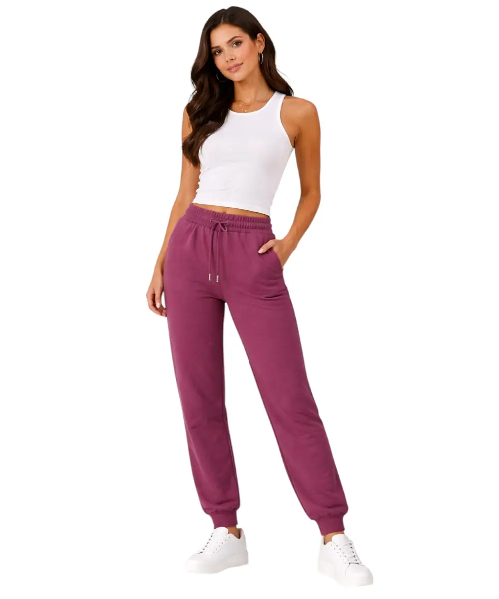 Scuola Nautica Italiana - Γυναικείο Παντελόνι Φόρμας 849060-GRAPE Μωβ
