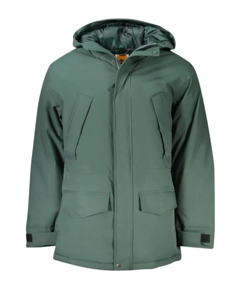 Timberland - Ανδρικό Χειμωνιάτικο Μπουφάν Rain Jacket Water Resistant Winter Parka TB0A42G3-317 Πράσινο