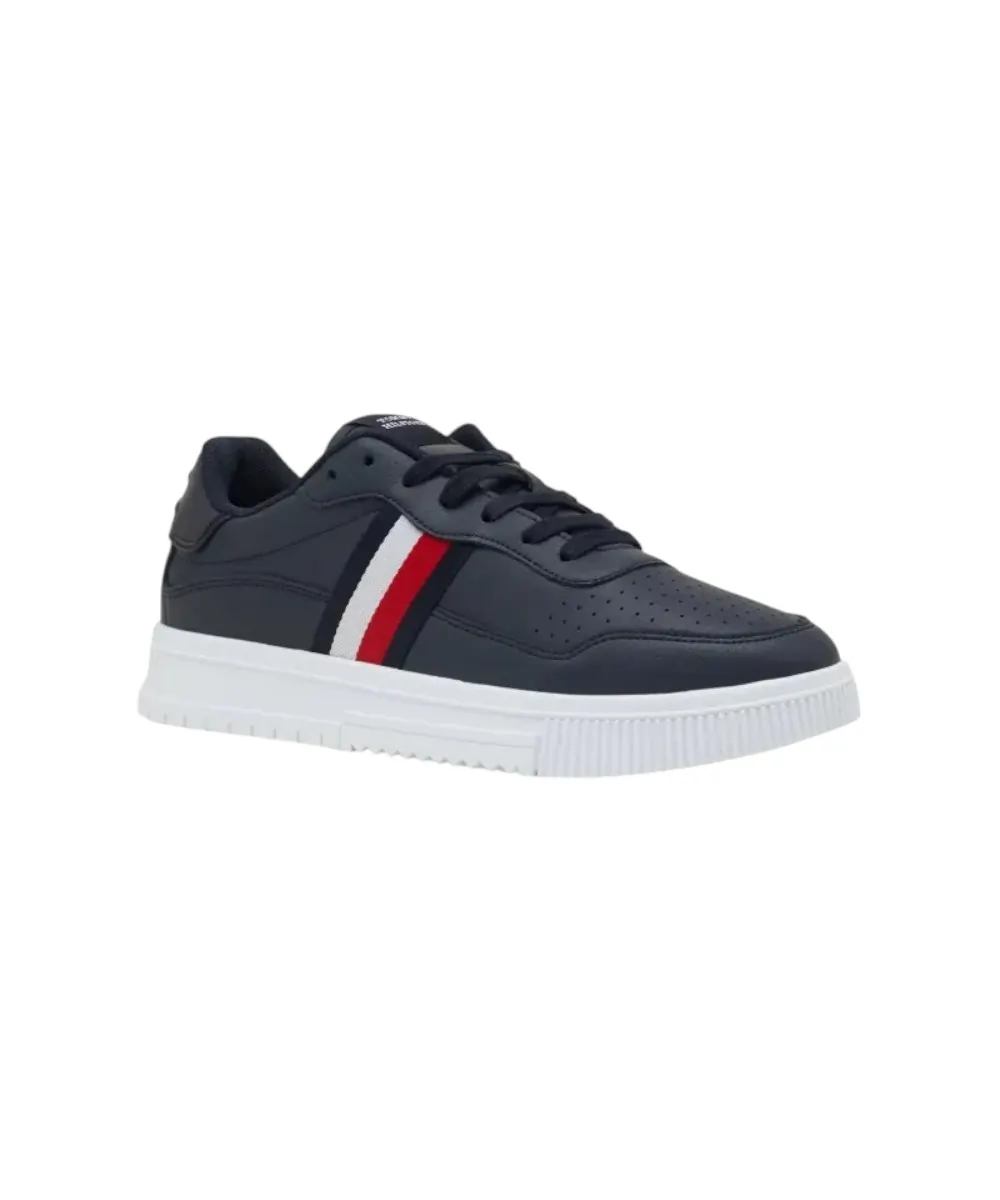 Tommy Hilfiger - Ανδρικά Sneakers Icon Court Stripes FM0FM05628-DW5 Μπλε Σκούρο