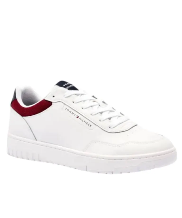 Tommy Hilfiger - Ανδρικά Sneakers Th Basket Core Lth FM0FM05629-0GZ Λευκό