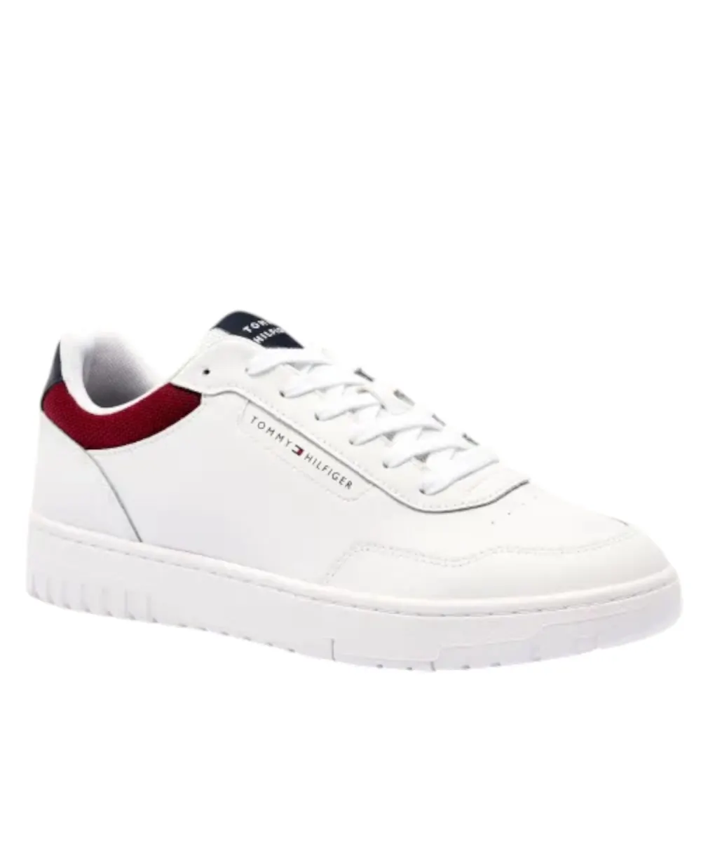 Tommy Hilfiger - Ανδρικά Sneakers Th Basket Core Lth FM0FM05629-0GZ Λευκό