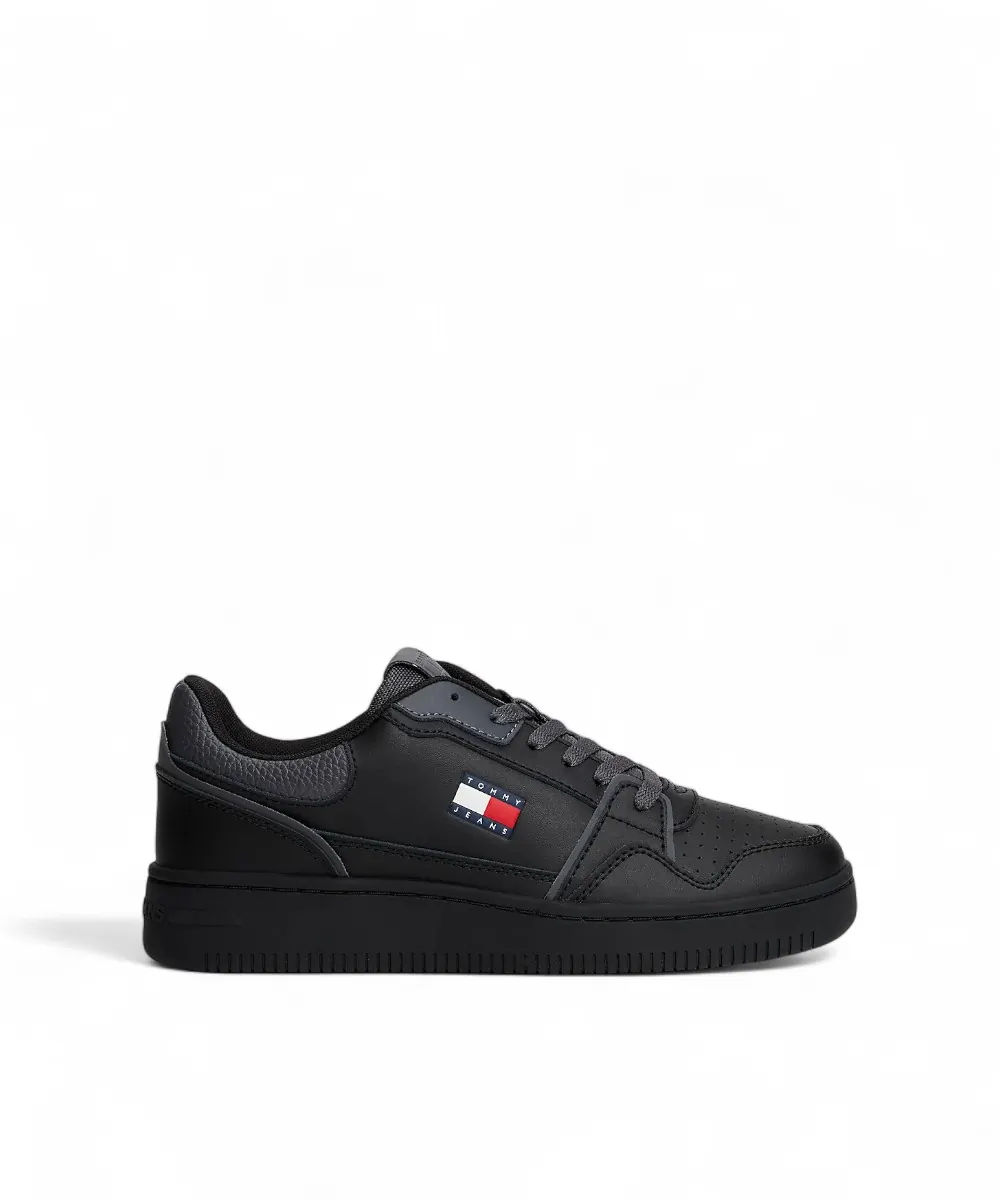Tommy Hilfiger - Γυναικεία Sneakers Th Retro Basket Sneaker EN0EN02839-BDS Μαύρο