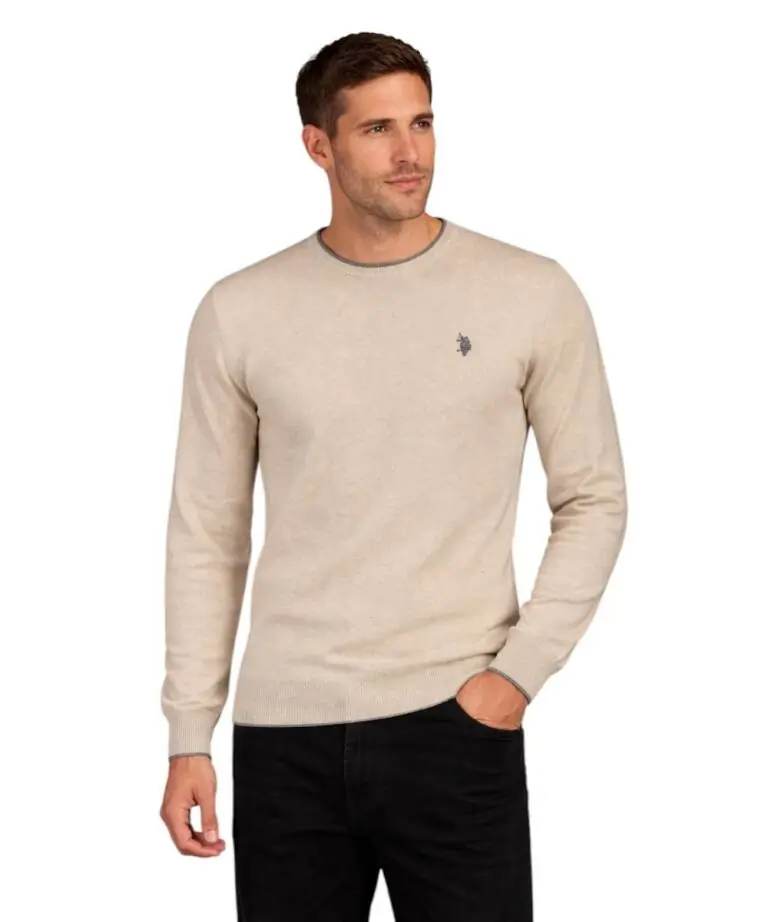 U.S. Polo Assn. - Ανδρικό Πουλόβερ 59252-52626-128 Μπεζ