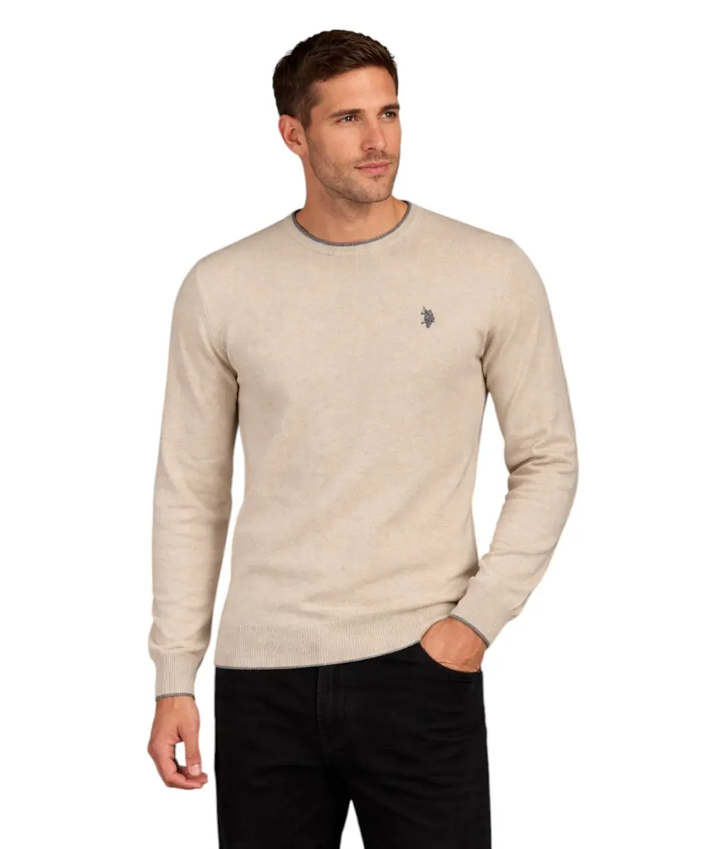 U.S. Polo Assn. - Ανδρικό Πουλόβερ 59252-52626-128 Μπεζ