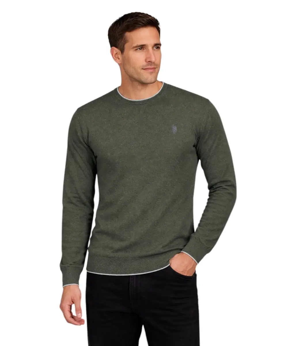 U.S. Polo Assn. - Ανδρικό Πουλόβερ 59252-52626-149 Πράσινο