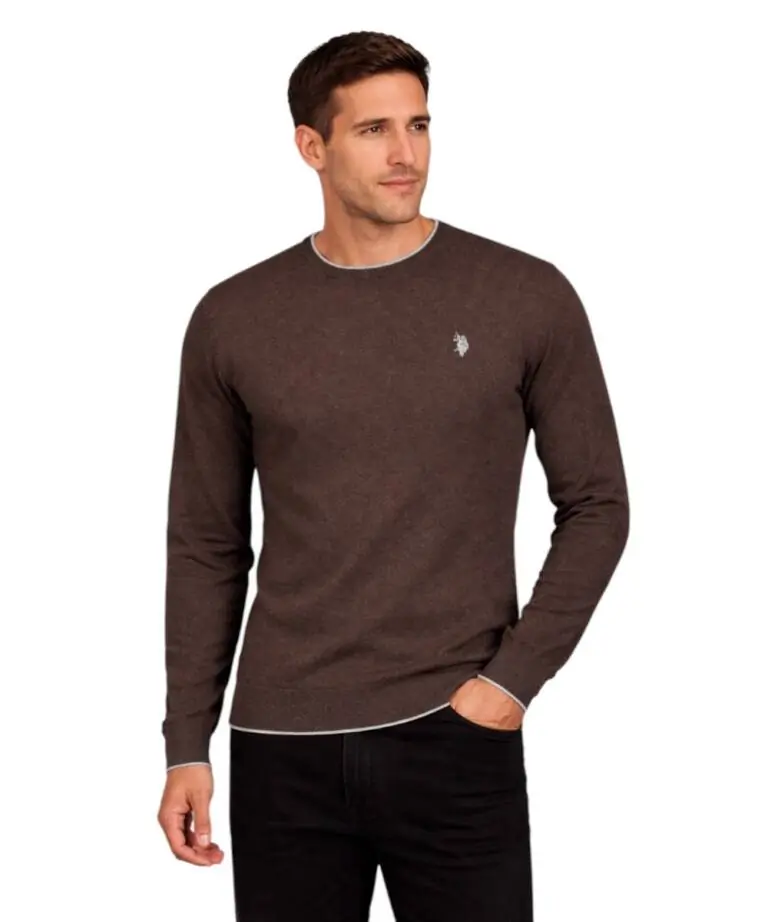 U.S. Polo Assn. - Ανδρικό Πουλόβερ 59252-52626-169 Καφέ