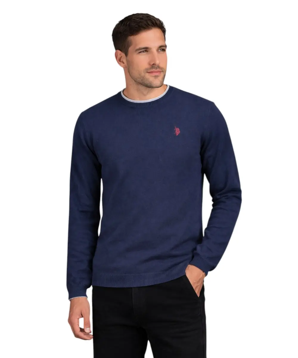U.S. Polo Assn. - Ανδρικό Πουλόβερ 59252-52626-179 Μπλε