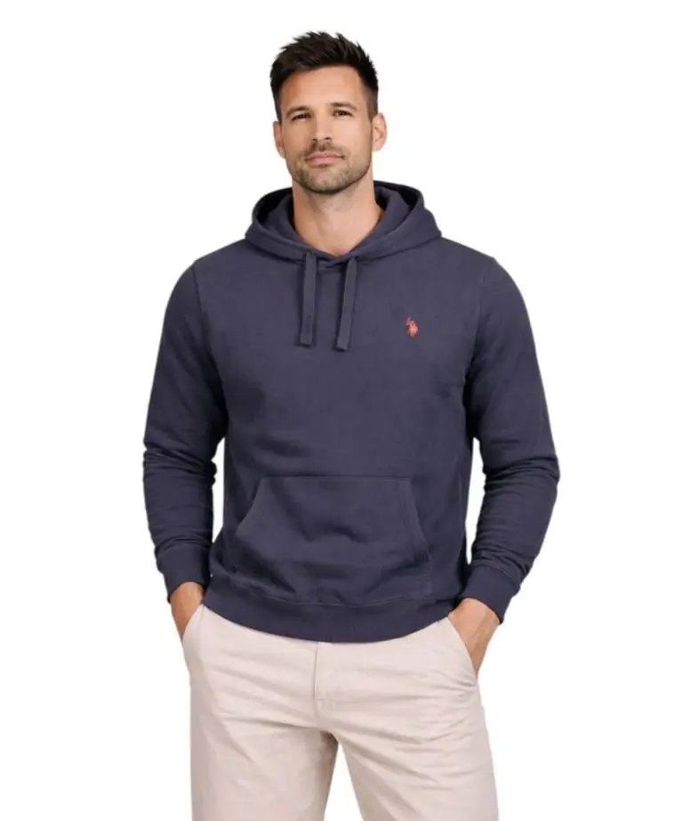 U.S. Polo Assn. - Ανδρικό Φούτερ Με Κουκούλα 63012-53223-179 Μπλε Ναυτικό