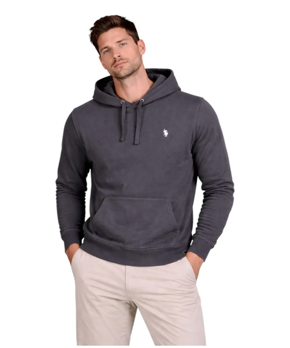 U.S. Polo Assn. - Ανδρικό Φούτερ Με Κουκούλα 63012-53223-199 Μαύρο