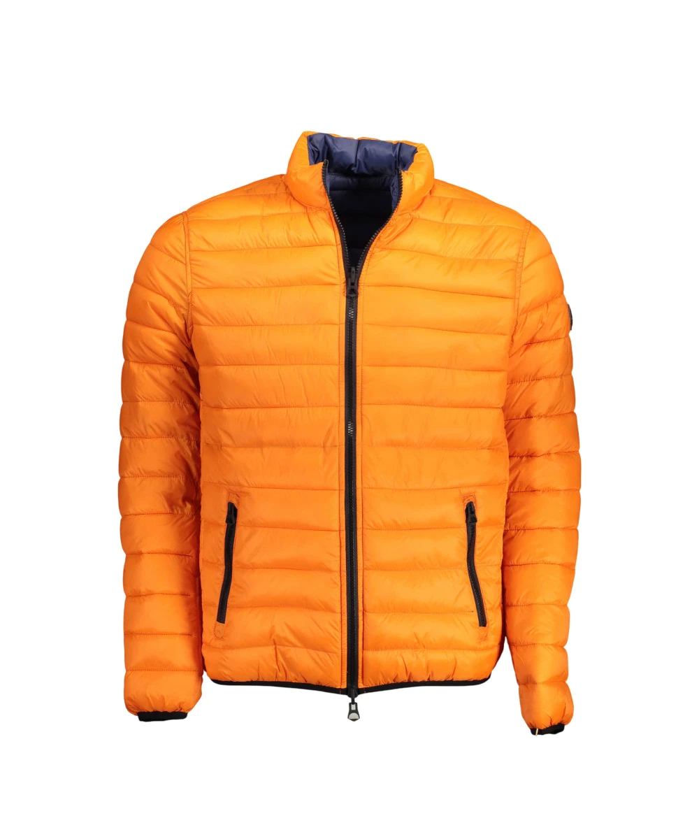 U.S. Polo Assn. - Ανδρικό Χειμωνιάτικο Μπουφάν Puffer Διπλής Όψης 61489-46019-557 Πορτοκαλί