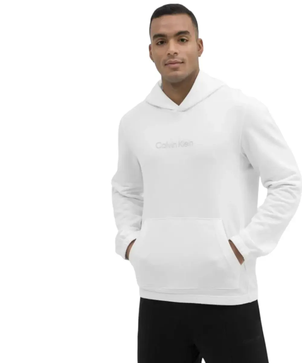 Calvin Klein - Performance Ανδρικό Φούτερ 00GMS3W303-YAF Λευκό