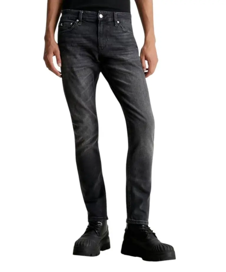 Calvin Klein - Ανδρικό Jean Slim Fit J30J323858-1BY Μαύρο