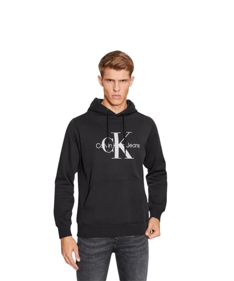 Calvin Klein - Ανδρικό Seasonal Monogram Φούτερ J30J320805-0GR Μαύρο