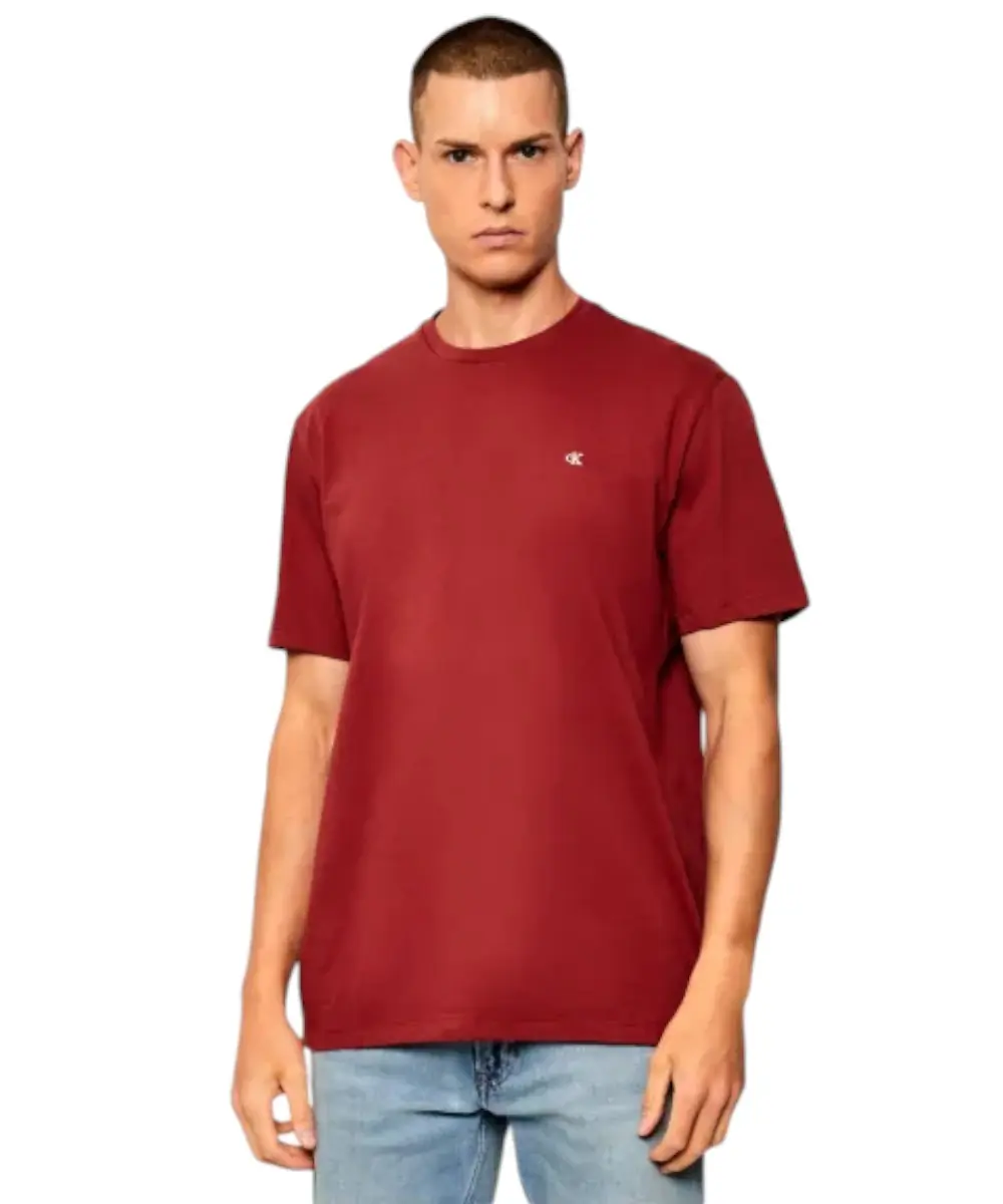 Calvin Klein - Ανδρικό T-shirt Classic Monogram Tee Regular Fit LV04RD254G-VMT Κόκκινο
