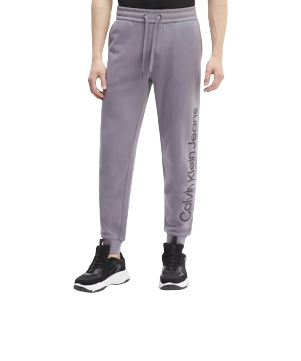 Calvin Klein - Ανδρικό Παντελόνι Φόρμας Regular Fit J30J319651-PTP Γκρι