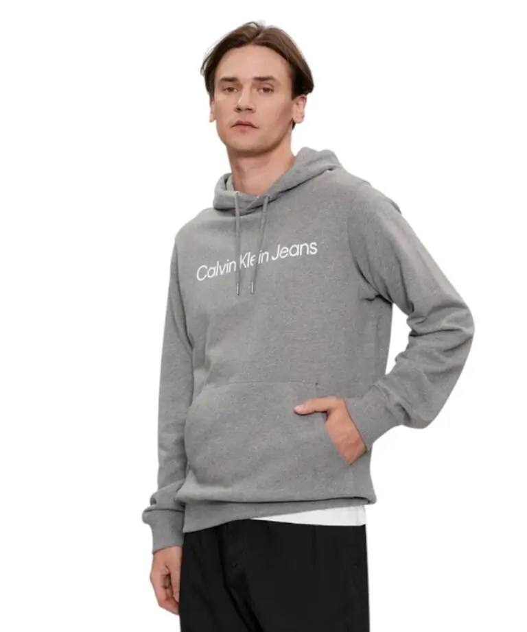 Calvin Klein - Ανδρικό Φούτερ Essential Regular Fit J30J315713-P2D Γκρι