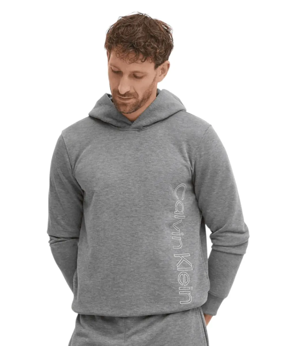 Calvin Klein - Ανδρικό Φούτερ Performance Regular Fit 00GMF4W340-P7E Γκρι