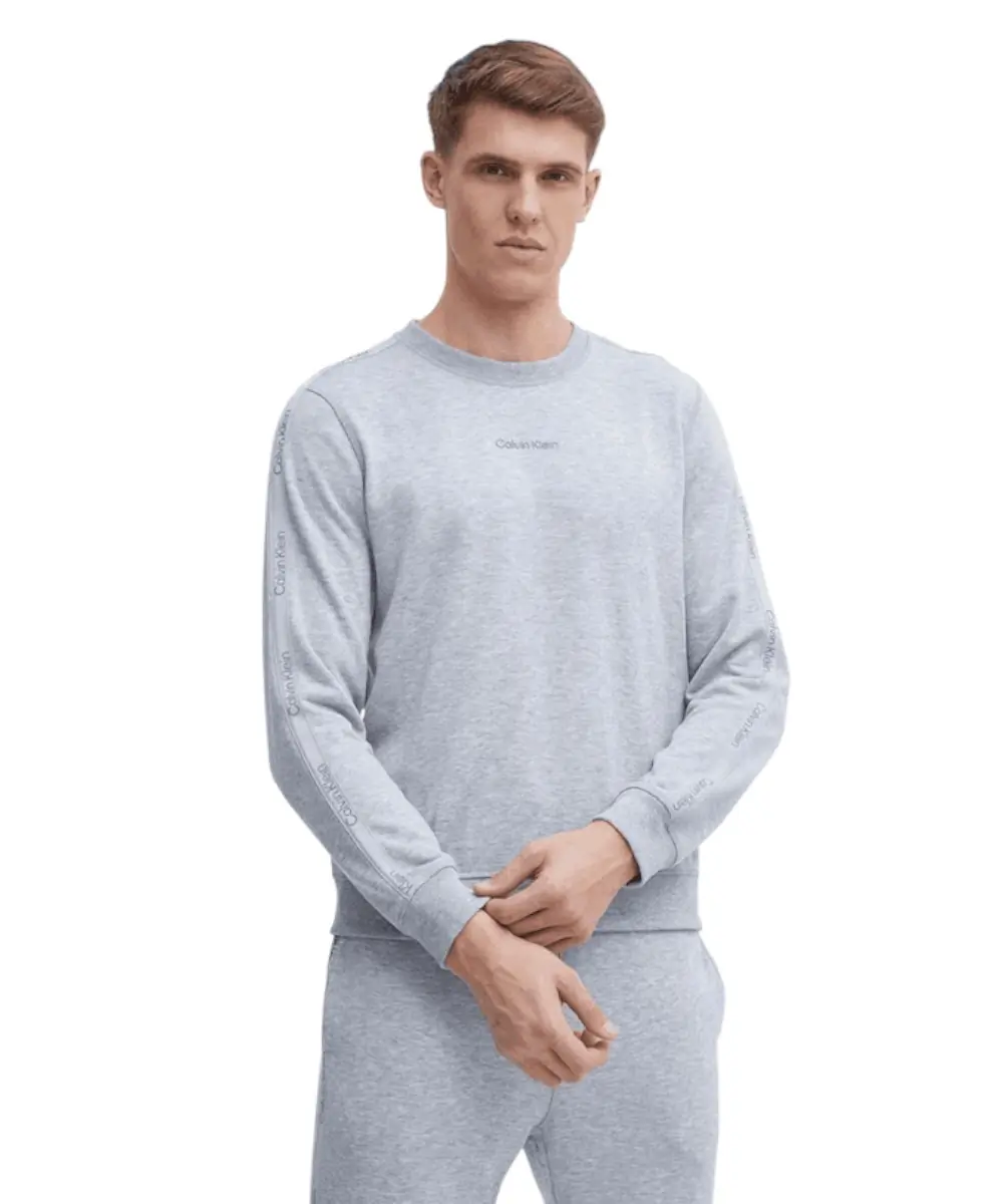 Calvin Klein - Ανδρικό Φούτερ Regular Fit J30J325429-YAF Λευκό