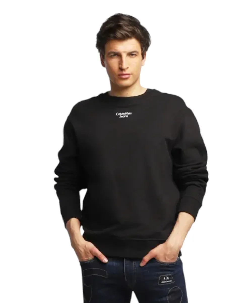 Calvin Klein - Ανδρικό Φούτερ Regular Fit J30J320044-BEH Μαύρο