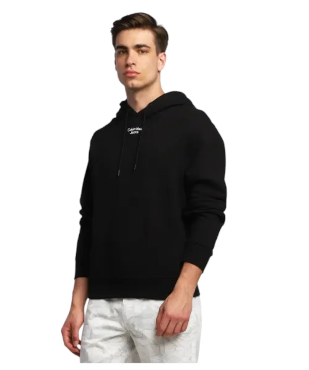 Calvin Klein - Ανδρικό Φούτερ με Κουκούλα J30J320604-BEH Μαύρο