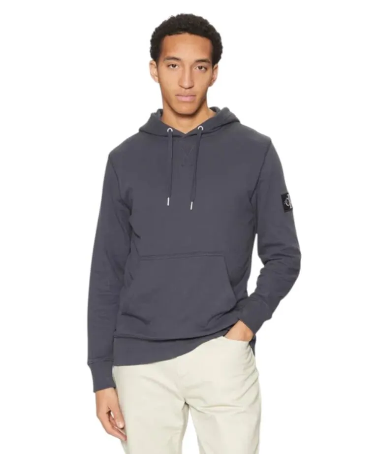 Calvin Klein - Ανδρικό Φούτερ με Κουκούλα J30J323430-CGE Μπλε