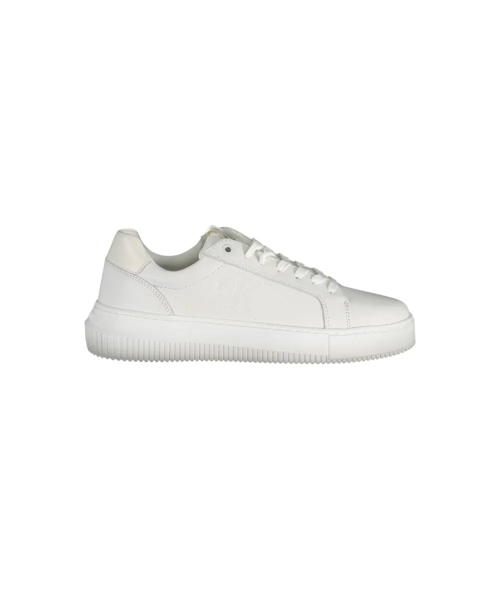 Calvin Klein - Γυναικεία Chunky Sneakers YW0YW01202-01T Λευκό