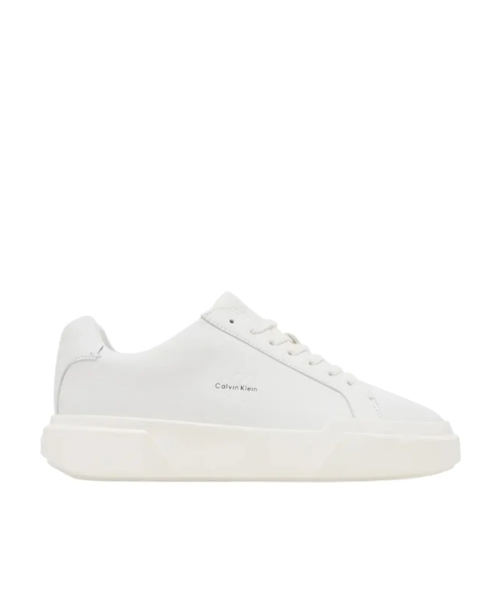 Calvin Klein - Γυναικεία Sneakers Chunky Cupsole Laceup Lth Wn YW0YW01947-0K4 Λευκό
