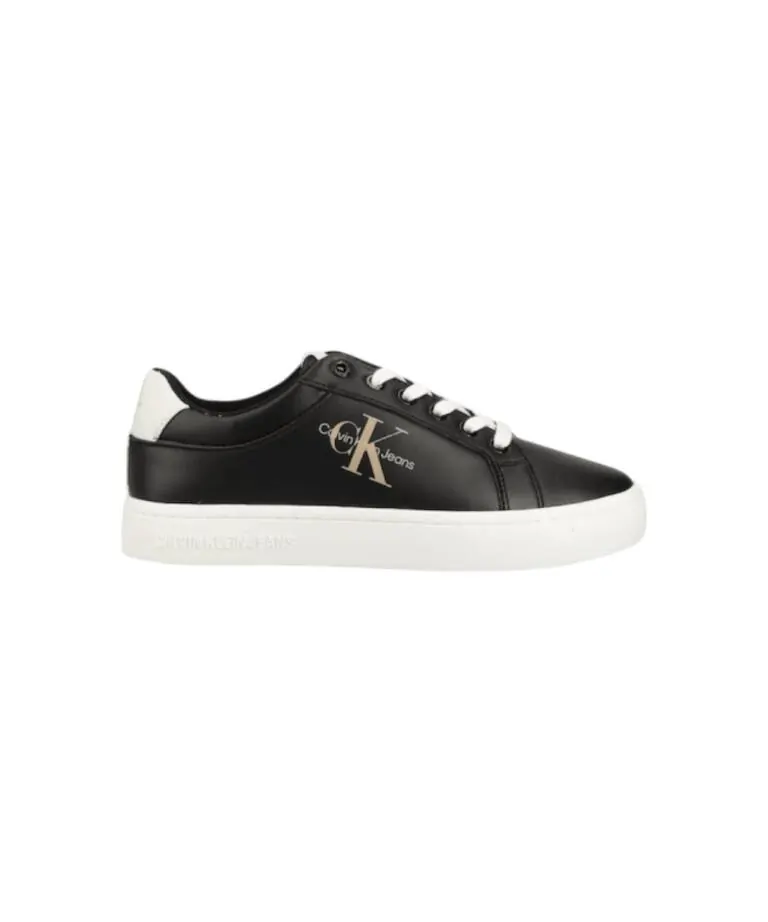Calvin Klein - Γυναικεία Sneakers Classic Cupsole Fluo Contrast YW0YW00912-0GO Μαύρο