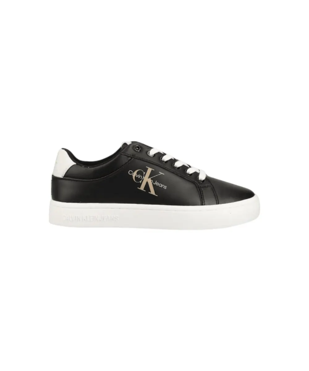 Calvin Klein - Γυναικεία Sneakers Classic Cupsole Fluo Contrast YW0YW00912-0GO Μαύρο