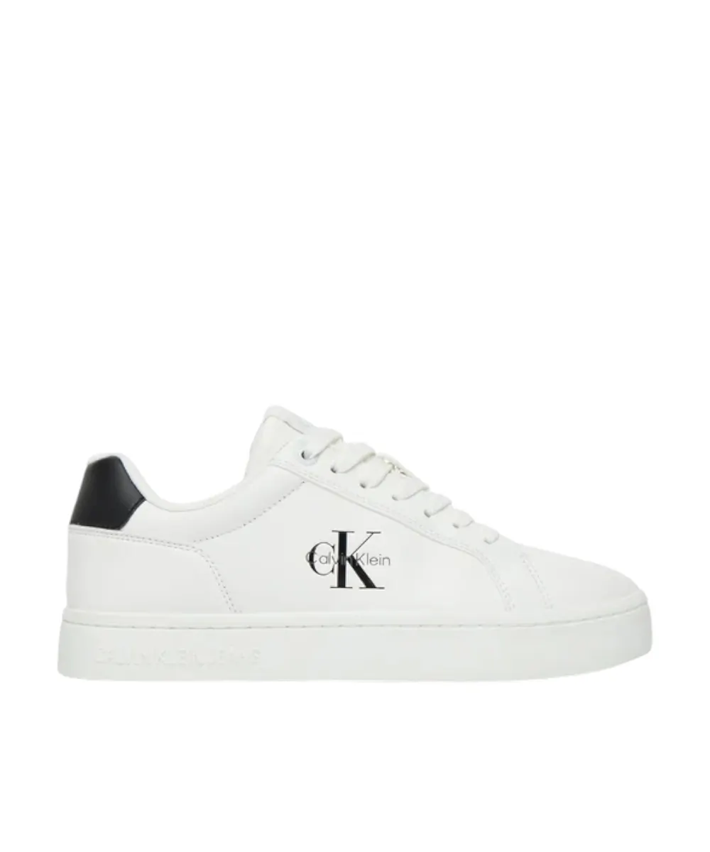 Calvin Klein - Γυναικεία Sneakers Classic Cupsole Mono Lth Wn YW0YW01269-YBR Λευκό