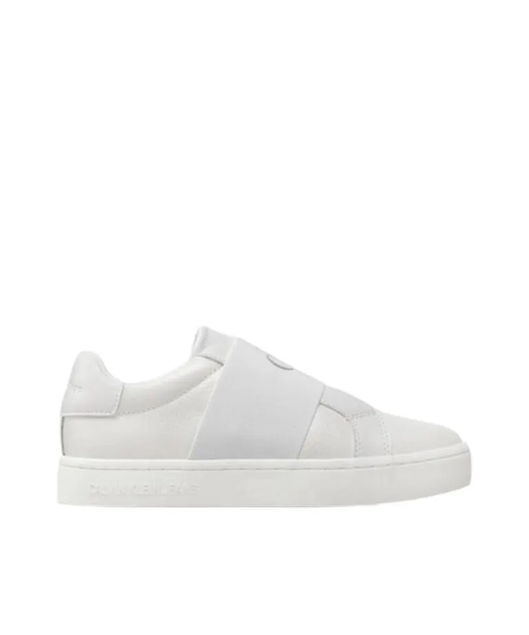 Calvin Klein - Γυναικεία Sneakers Classic Cupsole Ribbon Lth YW0YW00776-0LB Λευκό