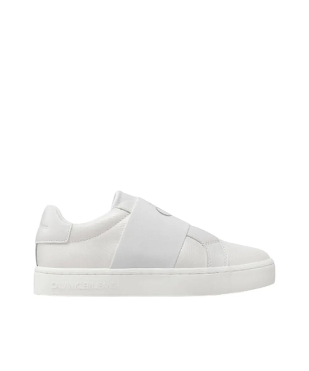Calvin Klein - Γυναικεία Sneakers Classic Cupsole Ribbon Lth YW0YW00776-0LB Λευκό