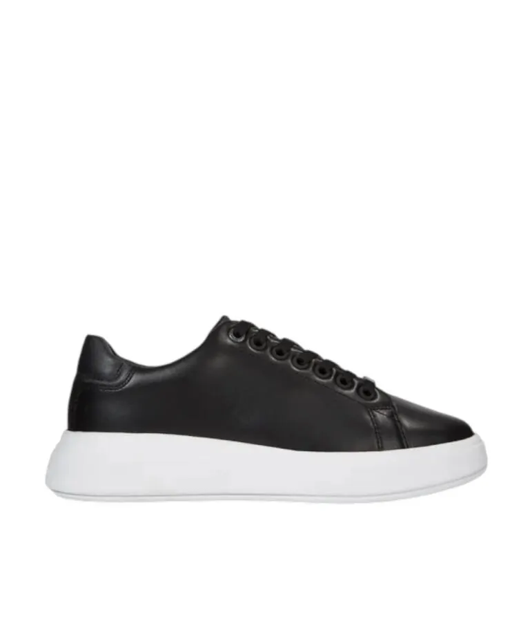 Calvin Klein - Γυναικεία Sneakers Raised Cupsole Lace Up HW0HW01668-BEH Μαύρο