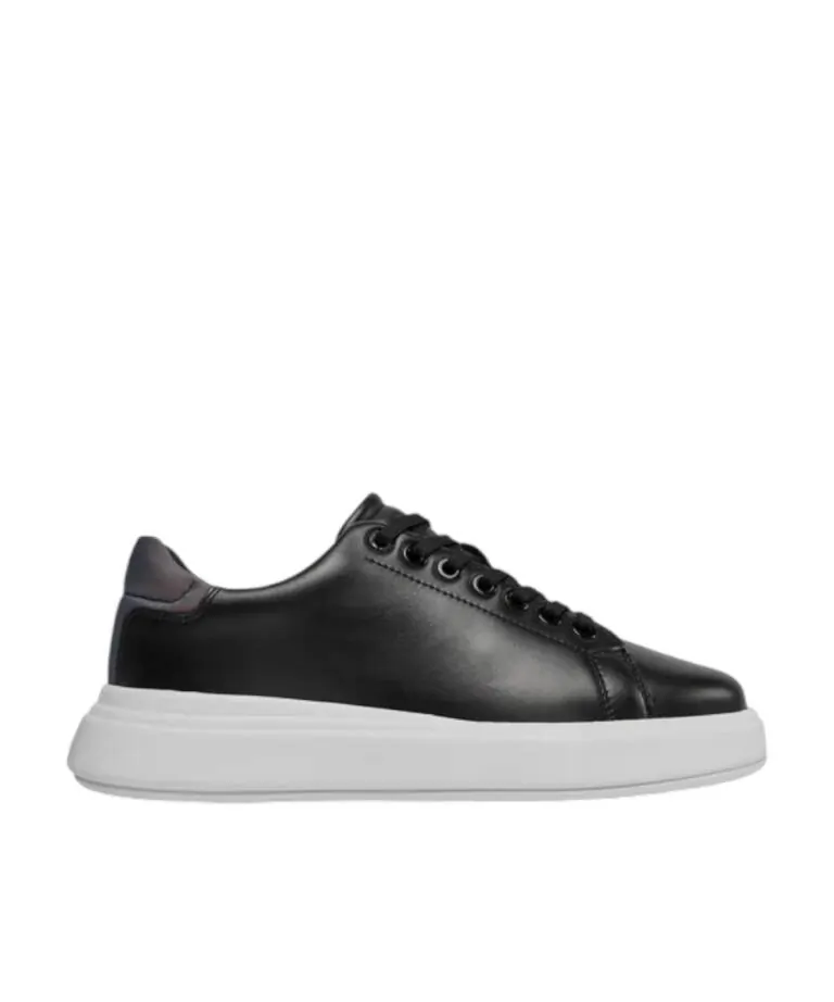 Calvin Klein - Γυναικεία Sneakers Raised Cupsole Lace Up Luminous HW0HW01997-BEH Μαύρο