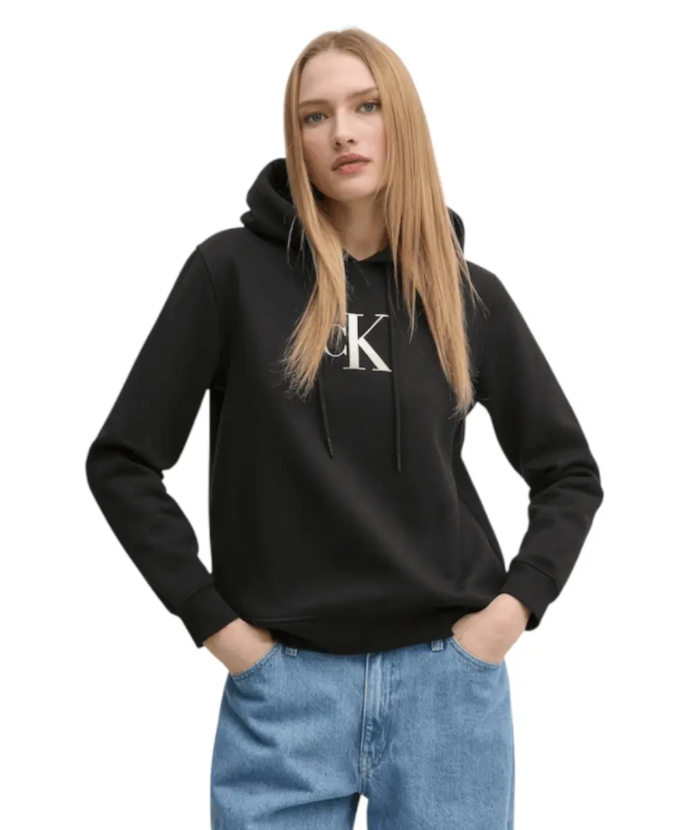 Calvin Klein - Γυναικείο Φούτερ Gradient Relaxed Fit J20J224721-BEH Μαύρο