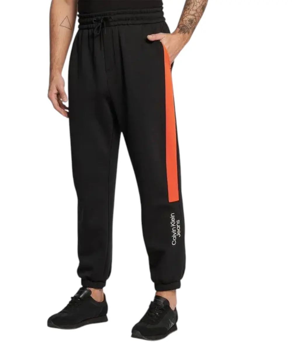 Calvin Klein - Παντελόνι Φόρμας με Λάστιχο J30J322045-BEH Μαύρο