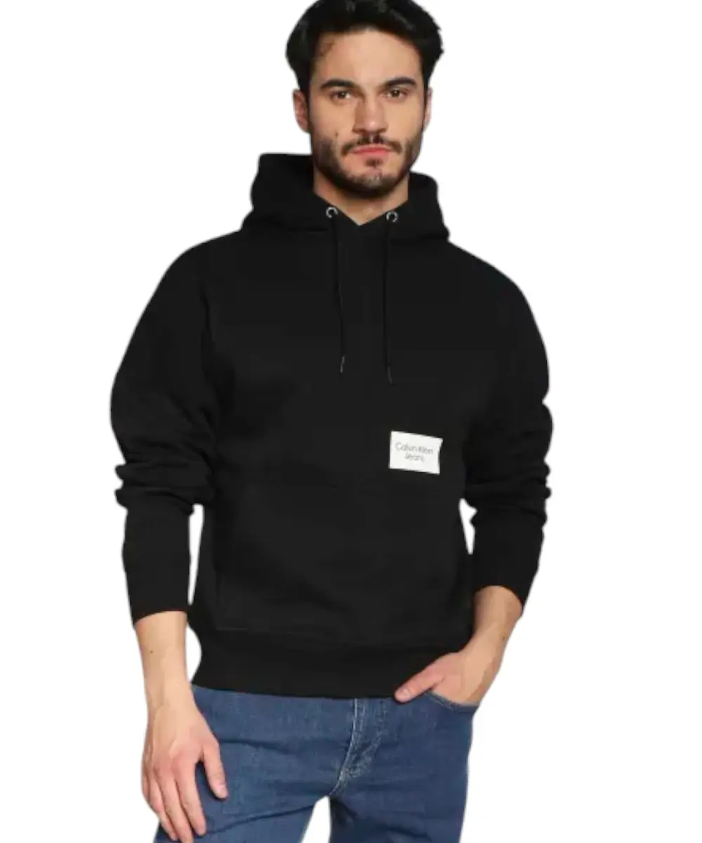 Calvin Klein - Φούτερ Με Κουκούλα J30J322527-BEH Μαύρο