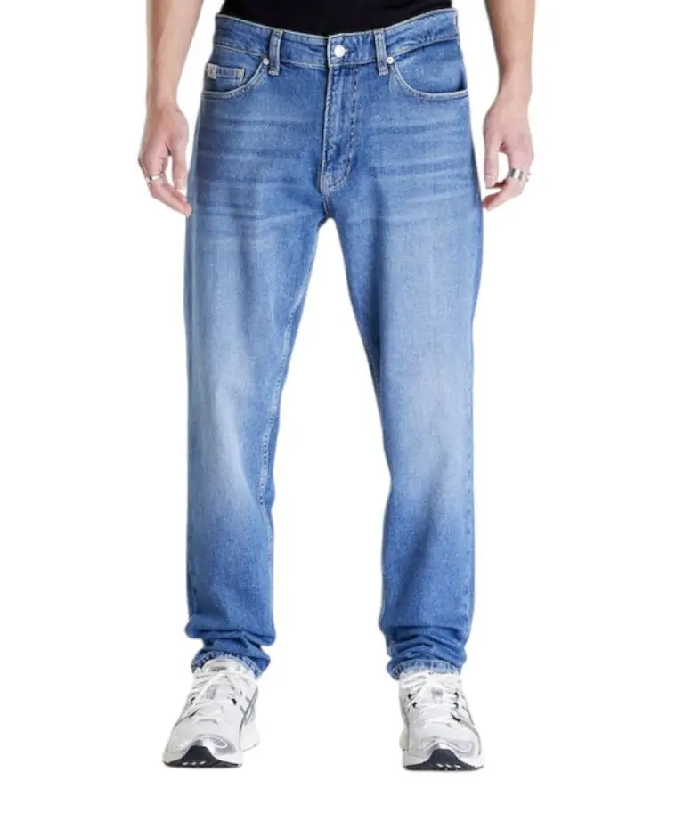 Calvin Klein – Ανδρικό Jean Regular Tapered Fit J30J324839-1A4 Μπλε