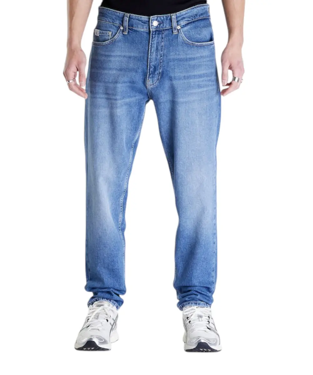 Calvin Klein – Ανδρικό Jean Regular Tapered Fit J30J324839-1A4 Μπλε