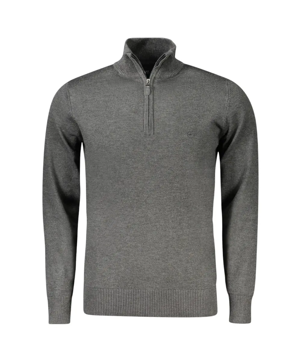 Coveri Moving - Ανδρικό Πουλόβερ Half Zip TR1722-ANTRAC Ανθρακί