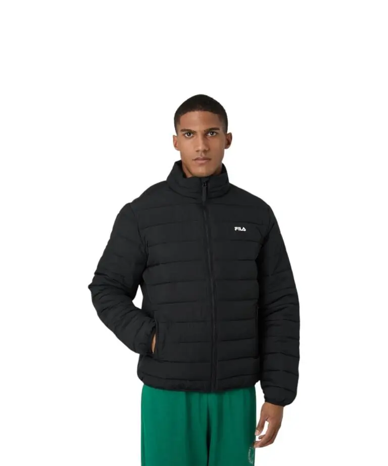Fila - Ανδρικό Μπουφάν Lightweight Revello Regular Fit FAM1115-80010 Μαύρο