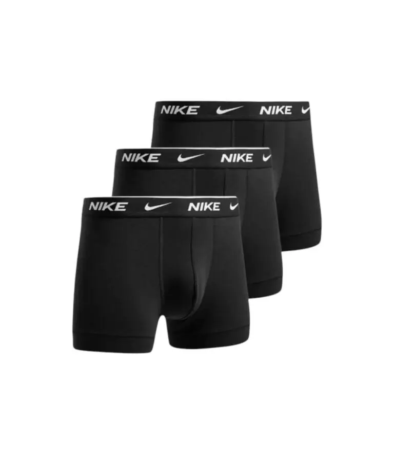 Nike - Ανδρικά Μποξεράκια Everyday Trunk Boxer 3-Pack 0000KE1008-UB1 Μαύρο