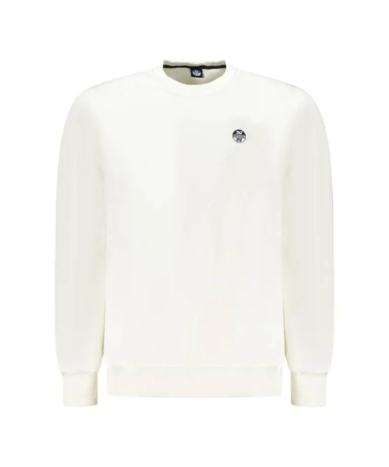 North Sails- Ανδρικό Φούτερ Hoodie Regular Fit 993011-000-0101 Λευκό