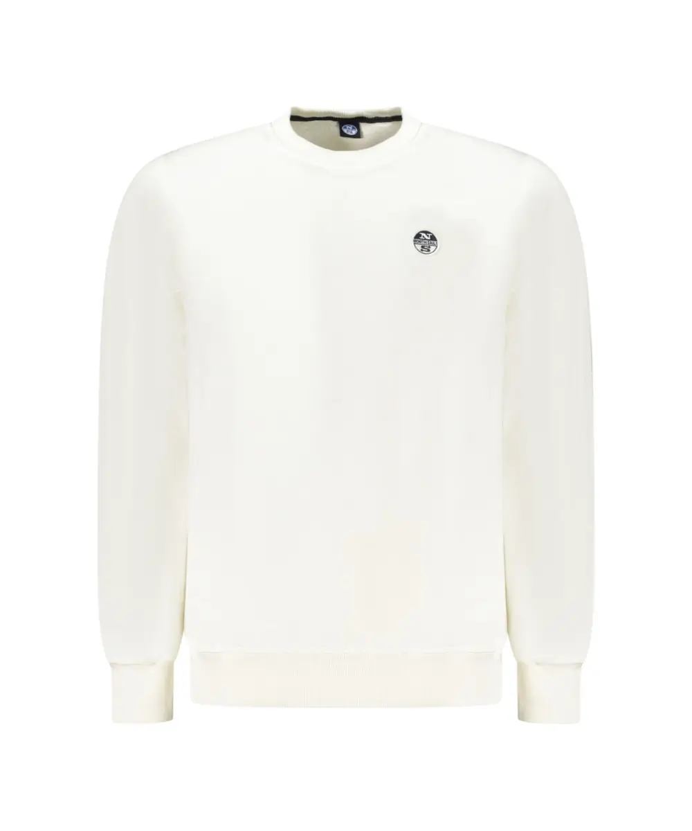 North Sails- Ανδρικό Φούτερ Hoodie Regular Fit 993011-000-0101 Λευκό