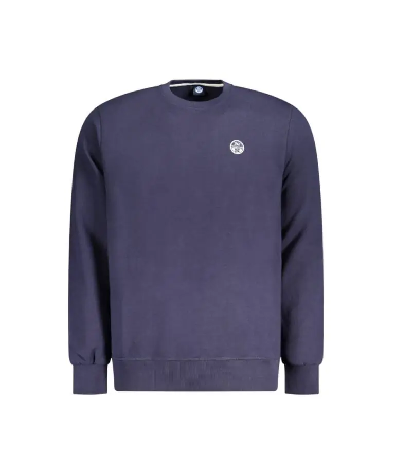 North Sails- Ανδρικό Φούτερ Hoodie Regular Fit 993011-000-0802 Μπλε Σκούρο